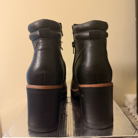 Naturalizer Black Lace-Up Boots - Picture 3 of 5
